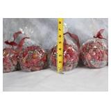 Assorted Decorative Candy Arrangements - Set of 5 Round and 2 Cone Bags