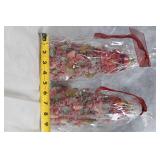 Assorted Decorative Candy Arrangements - Set of 5 Round and 2 Cone Bags