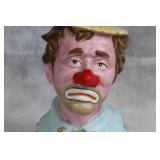 Ezra Brooks 1980 Liquor Bottle - Porcelain Clown Decanter