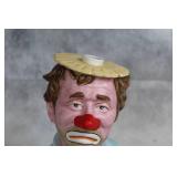 Ezra Brooks 1980 Liquor Bottle - Porcelain Clown Decanter