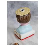 Ezra Brooks 1980 Liquor Bottle - Porcelain Clown Decanter