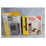 Utility Electric Heater and Wagner Power Stripper Set