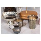 Assorted Collectibles Including Musical Carousel Horse and Hand-Painted Porcelain Bear