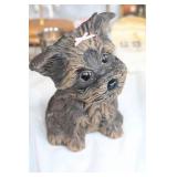 Assorted Collectibles Including Musical Carousel Horse and Hand-Painted Porcelain Bear