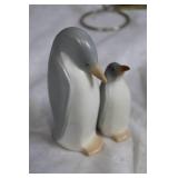 Assorted Collectibles Including Musical Carousel Horse and Hand-Painted Porcelain Bear