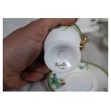 Assorted Bone China Tea Set by Queen