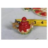 Collection of Strawberry-Themed Franciscan Dinnerware and Figurines