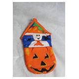 Assorted Halloween Decor Set with Glass Pitchers and Beanie Baby