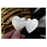 Assorted Halloween Decor Set with Glass Pitchers and Beanie Baby