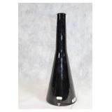 Orrefors Sweden Black Glass Vase by Ingegerd RÃ¥man.