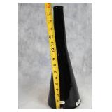 Orrefors Sweden Black Glass Vase by Ingegerd RÃ¥man.