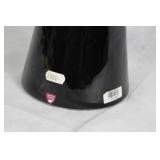 Orrefors Sweden Black Glass Vase by Ingegerd RÃ¥man.