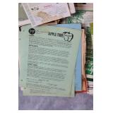 Collection of Vintage and Modern Cookbooks and Recipe Clippings