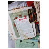 Collection of Vintage and Modern Cookbooks and Recipe Clippings