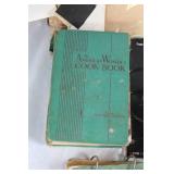 Collection of Vintage and Modern Cookbooks and Recipe Clippings