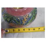 Roseville Pottery Vase with Floral and Leaf Design