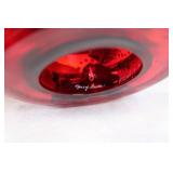 Handmade Fenton Glass Collection: 1 Bowl and 2 Candle Holders