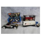 Collection of Die-Cast Model Cars and Trucks Featuring Elvis, NBA and Tonka
