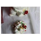 Holiday Santa Cookie Jar with Gift-Laden Bag