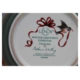 Lenox Winter Greetings Everyday Chickadee Bowls Set