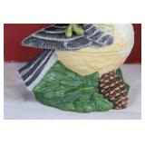 Lenox Winter Greetings Chickadee Sugar Bowl and Teapot Set