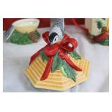 Lenox Winter Greetings Chickadee Sugar Bowl and Teapot Set