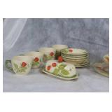 Stangl Pottery Colonial Strawberry Tableware Set