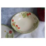 Stangl Pottery Colonial Strawberry Tableware Set