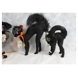 Group of Annalee Halloween Dolls and Figurines