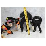 Group of Annalee Halloween Dolls and Figurines