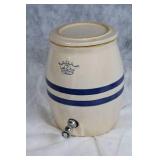 Vintage 2-Gallon Stoneware Crock Dispenser with Lid and Spigot