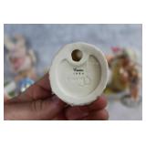 Assorted Easter Decorations Set with Ceramic Figures and Decorative Eggs