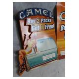 Set of Vintage Camel and Marlboro Advertising Displays