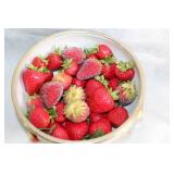 Decorative Strawberry-Themed Basket, Bowl, and Candle Holder Set