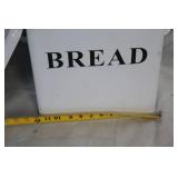 Large Metal Bread Box with Lid