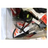 6-Drawer Plastic Storage Cabinet with Mixed Contents