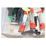 6-Drawer Plastic Storage Cabinet with Mixed Contents