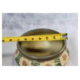 Pair of Roseville Pottery Vases with Floral Designs