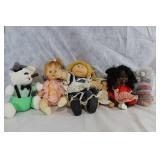 Set of 7 Assorted Vintage and Modern Dolls