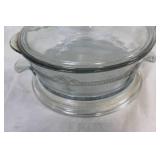 Vintage Fire-King Oven Glass Casserole Dish with Lid