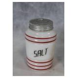 Vintage Milk Glass Salt and Pepper Shaker Set
