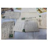 Collection of Vintage Postcards Featuring Various Themes