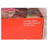 Set of 3 Mikasa Crystal Holiday Bells Serveware