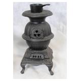 Set of 3 Miniature Cast Iron Stoves with Accessories