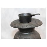 Set of 3 Miniature Cast Iron Stoves with Accessories