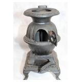 Set of 3 Miniature Cast Iron Stoves with Accessories