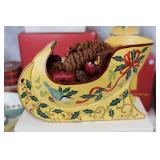 Lenox Winter Greetings Everyday Collection: Mugs, Coasters, and Sleigh Decor Set