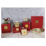 Lenox Winter Greetings Collection: 16-Piece Set with Mugs, Creamers, and Plate