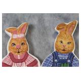 Easter Decor Collection with Porcelain Figurines and Plates