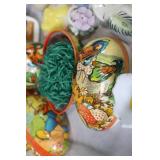 Easter Decor Collection with Porcelain Figurines and Plates